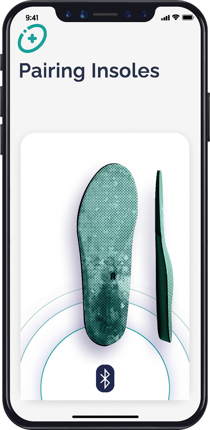 Multiple Sclerosis Treatment Support App - Pairing Insoles
