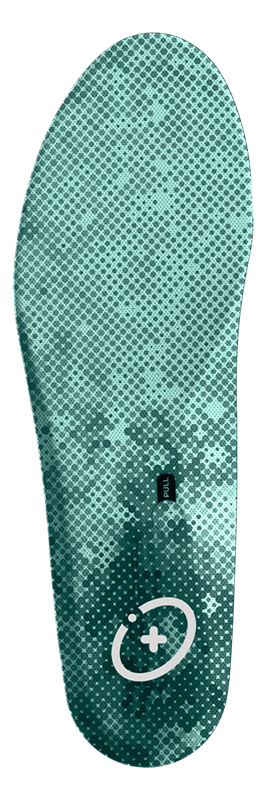 medical smart Insole top view vertical